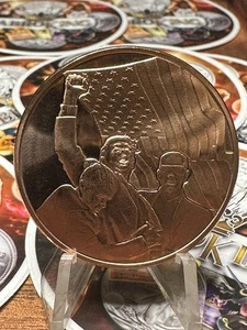 President TRUMP  "FIGHT!"  1 oz. Copper Round .999 - Assassination Attempt 🇺🇸 - Picture 1 of 2