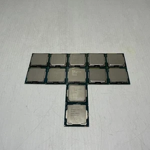 Intel Core Lot of 12 Mixed Processors 2nd-8th Gen i3/i5/i7 Read Description - Picture 1 of 14