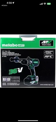 Metabo HPT 36V MV Hammer Drill Kit 2 Batteries, Charger and Case - Image 1 of 2