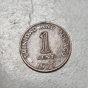 TRINIDAD & TOBAGO 🇹🇹 ONE (1) CENT COIN 1970 - Picture 1 of 2