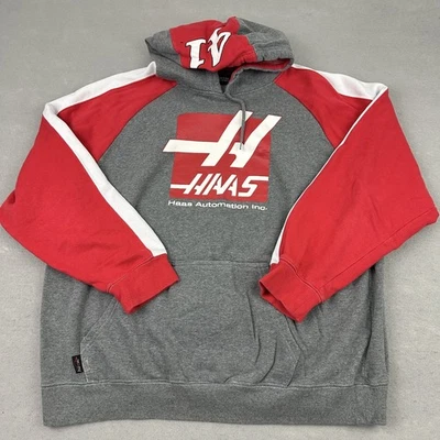 Sudadera con Capucha HAAS Automation Hombres Extra Grande Gris Kurt Busch NASCAR #41 XL Foto 1 de 4