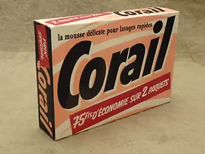 Ancien paquet de lessive Corail n°2 épicerie ancienne estaminet - Imagen 1 de 8