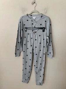 NWT Jenni by Jennifer Moore Sz XS Long Sleeve Waffle Knit Jogger Pajama Set Star - Picture 1 of 6