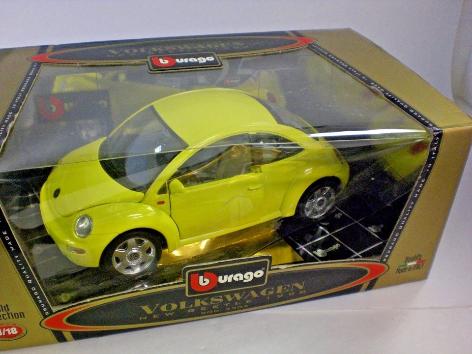 Volkswagen Escarabajo Nuevo 1998 Bburago Escala 1/18 Artículo Nº 3302 Foto 1 de 1