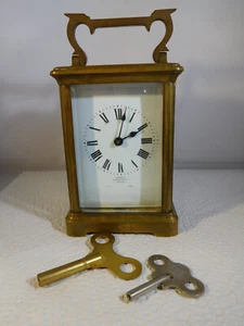 Französische  Offiziersuhr ca. 1900 -  Reiseuhr -  Messinggehäuse  - Bild 1 von 12