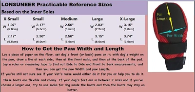 Botas para Perros Transpirables y Protectoras Patas Suaves Antideslizantes Color Rojo Talla Grande... Foto 1 de 4