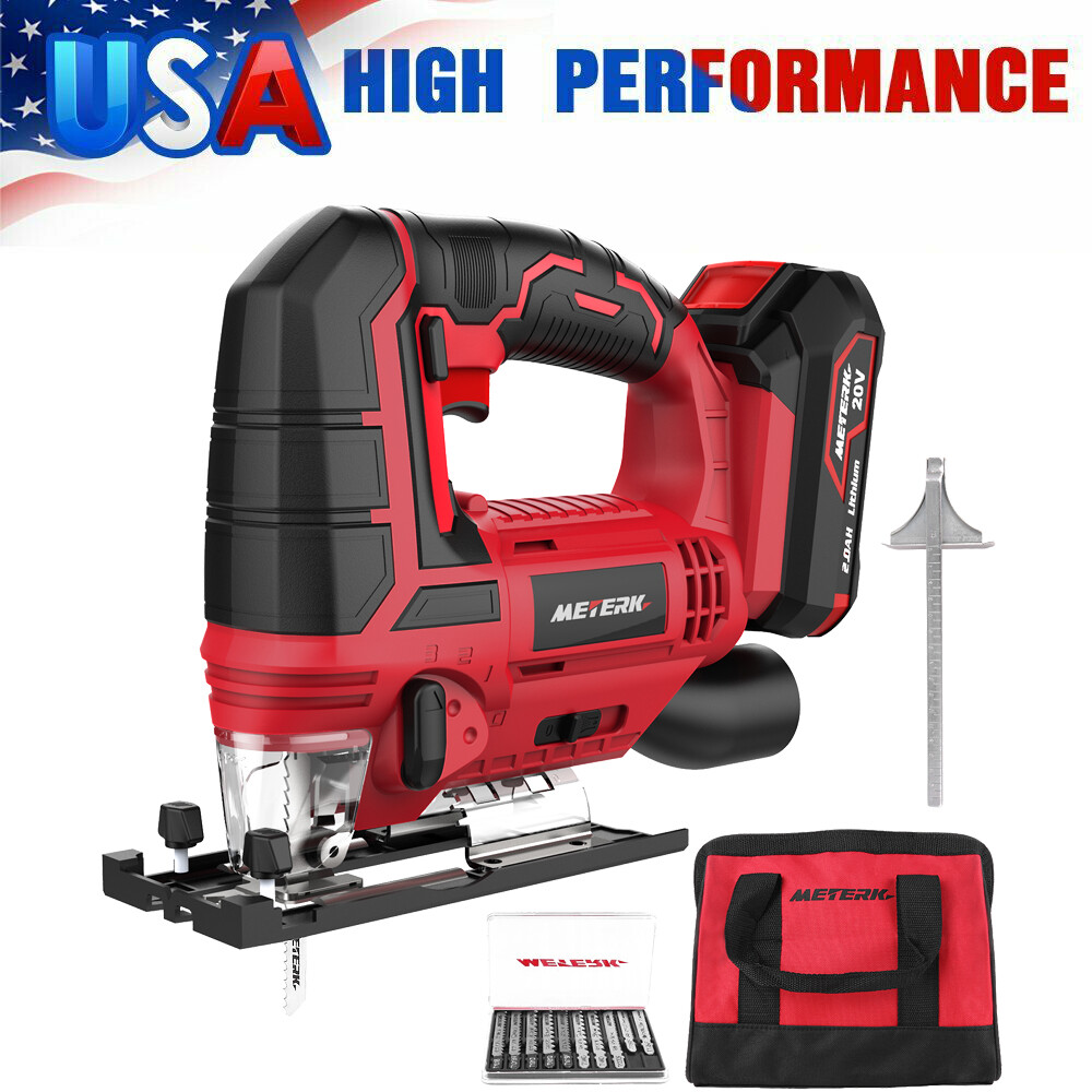 20V Electric Cordless Jigsaw Wood Metal 