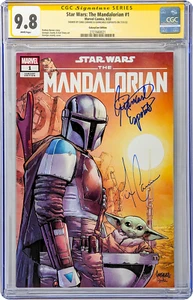 Star Wars The Mandalorian #1 GalaxyCon Variant CGC SS 9.8 Signed Carano Esposito - Picture 1 of 2