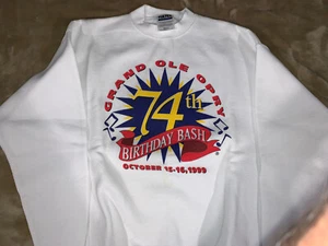 Vintage Grand Ole Opry 74th Birthday Bash Sweatshirt - Picture 1 of 3