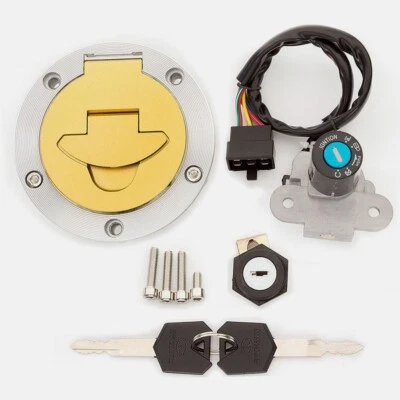 For Ducati 748/916/996/998 ST2/ST4 Ignition Switch Fuel Gas Cap Seat Lock Kit - Image 1 of 4