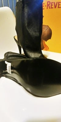 Call It Spring bootie style black pump  shoes 10M 4.5" heel NEW! - Image 1 of 4