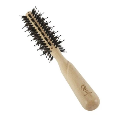 Kent Pure Flow Small Vented 44mm Bristle/Nylon Mix Round Wooden Hairbrush LPF4 - Image 1 of 2