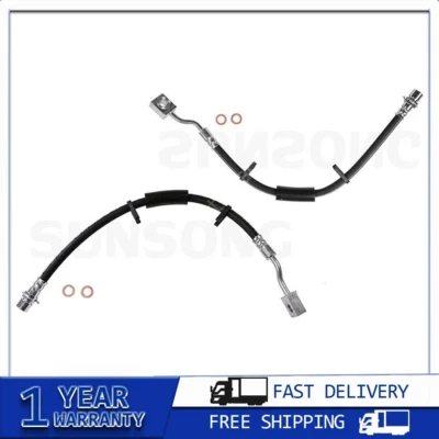 2x manguera hidráulica de freno Sunsong delantero para Jeep Grand Cherokee 2011~2016 Foto 1 de 4