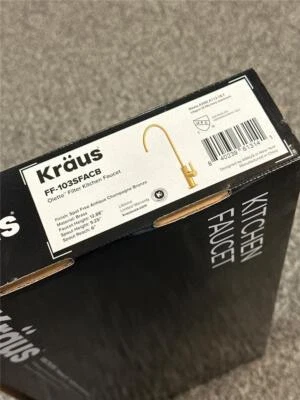 ^ Grifo de cocina filtro Kraus Oletto FF-103SFACB antiguo champán bronce Foto 1 de 4