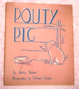 Book about a Pig Signed by Author Pouty Pig 1946 - Bild 1 von 11