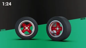 Escort mk2 rs 1800 Revolution rims 1/24 Italeri No Hasegawa Tamiya Fujimi - Foto 1 di 9