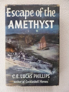 Escape of the Amethyst - By C. E. Lucas Phillips (1957) 1st ed - Picture 1 of 15