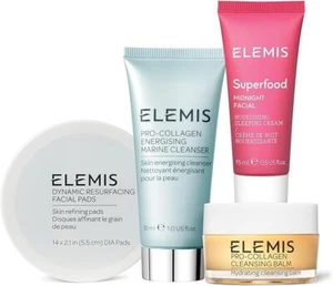 ELEMIS Midnight Gift Set Luxurious Skincare Set Cleanser, Pads, Superfood New - Picture 1 of 1