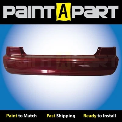 Fits: 1997 1998 1999 Toyota Camry Rear Bumper Painted 3N6 Vintage Red Pearl - Imagem 1 de 4