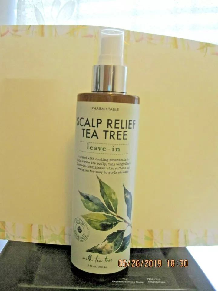 Pharm to Table Scalp Relief Tea Tree Leave-in Conditioner 8 Oz 240ml