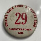 Vintage Chester River Yacht & Country Club Member Pin #29 Chestertown Maryland