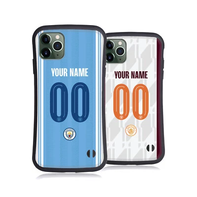 CUSTOM MANCHESTER CITY FC 2023/24 BADGE KIT HYBRID CASE FOR APPLE iPHONES PHONES - Image 1 of 4