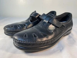Zapatos SAS Roamer para mujer negros nobuck sin cordones mocasín trípode cómodo - EE. UU. 10 - Imagen 1 de 7