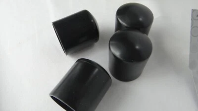 Puntas de pierna de vinilo alto Shepherd 1 1/8", 29 mm, #19214 metal tubular de vinilo negro - madera Foto 1 de 4