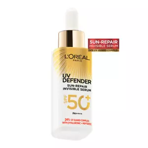 LOREAL Serum UV Defender Sun Repair Invisible Serum Sunscreen SPF50 Unisex 30ml - Picture 1 of 17