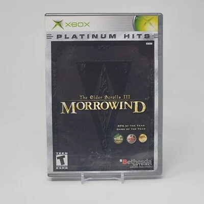 The Elder Scrolls III: Morrowind (Original Xbox) Platinum CIB con MAPA Y PROBADO Foto 1 de 3