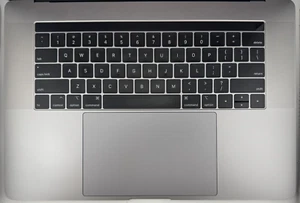 ✅MacBook Pro 15 A1990 2018 2019 GRAY TOP CASE KEYBOARD TRACKPAD *NO BATTERY* A- - Picture 1 of 5