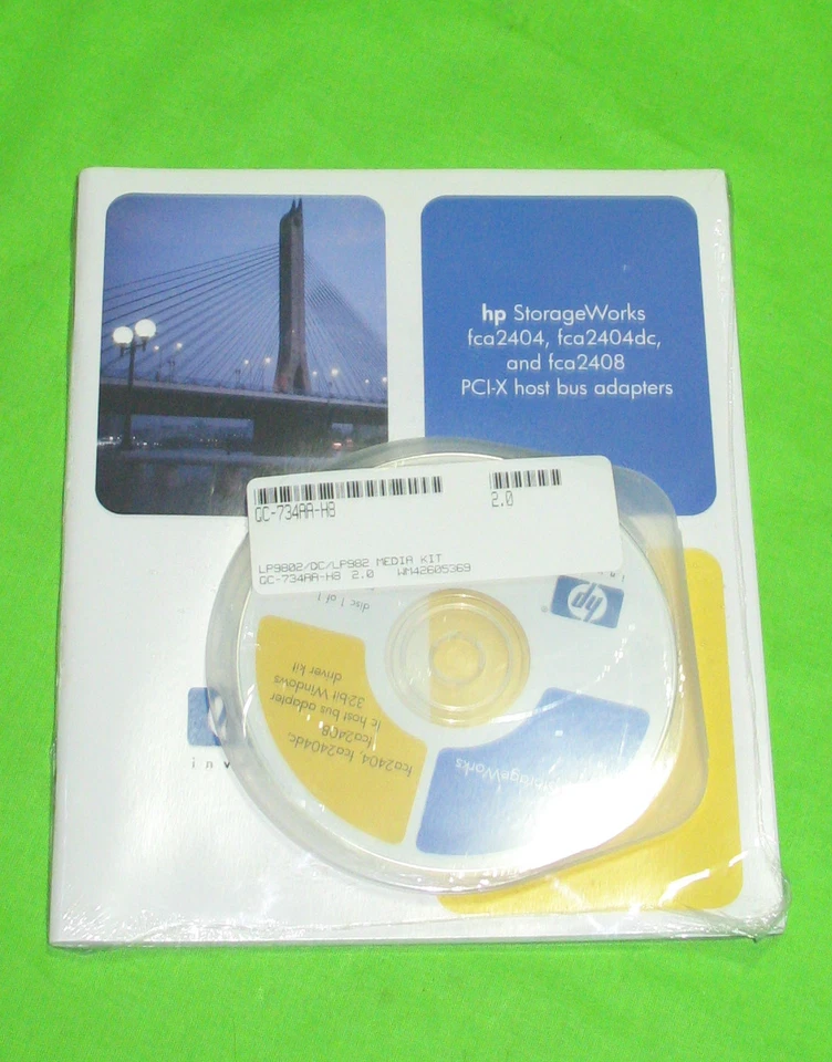 HP StorageWorks QC-734AA-H8 fca2404 fca2404dc fca2408 32-bit Windows driver kit  - Bild 1 von 2