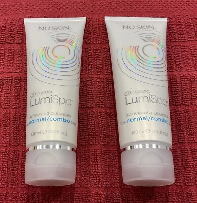 NU SKIN NuSkin AgeLoc LumiSpa Cleanser Gel 2 Tubes Normal/Combo Skin 100 ml - Image 1 of 3