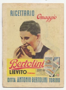 Mm252-Lievito Bertolini-Ricettario 1938 - Picture 1 of 2