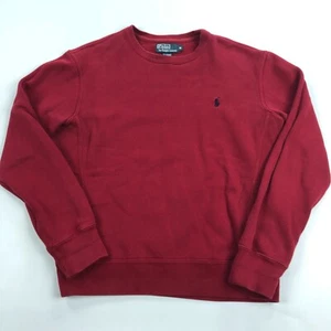 Polo Ralph Lauren Sudadera Cuello Redondo Para Hombre Mediana Años 90 Roja ** - Imagen 1 de 9