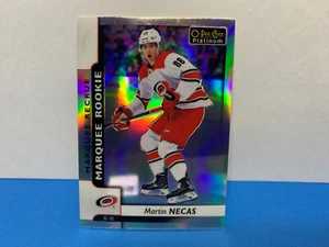2017-18 OPC O-Pee-Chee PLatinum Martin Necas Marquee Rookie Rainbow #182 - Imagen 1 de 2