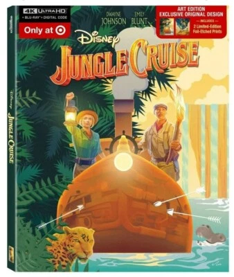Jungle Cruise (4K UHD + Blu-ray + Digital) - New Sealed - Art Edition - Image 1 of 2