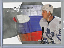 Alexander Mogilny 2003/04 In The Game Used Signature Russia Game Jersey