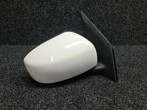 MITSUBISHI MIRAGE LA-LB 2012-2021 RHS DRIVER DOOR MIRROR HATCH or SEDAN WHITE - Picture 1 of 7