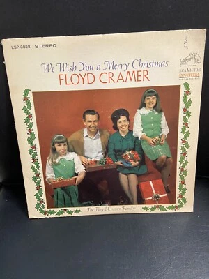 FLOYD CRAMER - We Wish You A Merry Christmas - LP RCA 1967 Holiday Vintage - Image 1 of 4