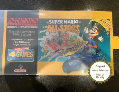 PREMIUM P.E.T. Plastic Console Box Protector for Nintendo SNES Wide Console Box - Image 1 of 4