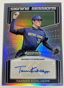 2022 Panini Draft Picks Prizm Auto Tanner Kohlhepp Kostenloser Versand - Bild 1 von 2