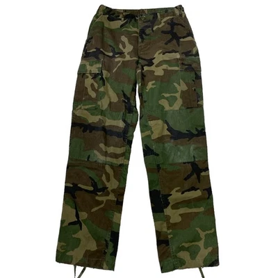 Pantalones de Carga Militar Rothco Medianos Largos Bosque Camuflaje BDU Ripstop Y2K Gorpcore Foto 1 de 4