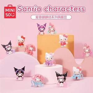 Miniso Sanrio Personaje Amor Arco Serie Lindo Frijol Mini Figuras Juguete Lindo Regalo Lo último - Imagen 1 de 7