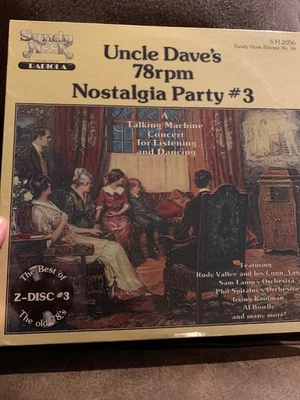 Uncle Dave's 78 rpm Nostalgia Party #3 - LP Sealed, Sandy Hook #2056 - Image 1 of 4
