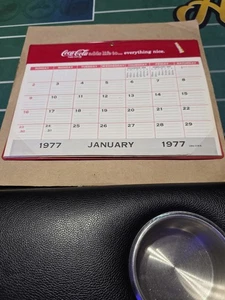 Vintage Coca-Cola Desk Calendars From 1977 & 1978  - Picture 1 of 4