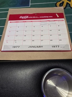 Vintage Coca-Cola Desk Calendars From 1977 & 1978  - Image 1 of 4