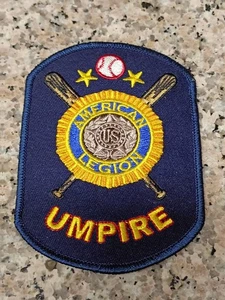 American Legion Baseball Umpire Iron on Patch - Picture 1 of 2
