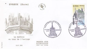 FRANKREICH 2008 FDC GLOCKENTURM VON EVREUX YT 4196 - Bild 1 von 1