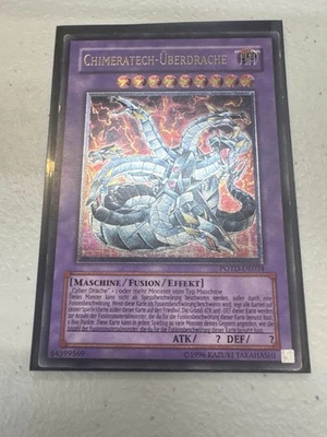 Yugioh - Chimeratech Overdragon POTD-EN034 Ultimate - GERMAN DE034 LP - Image 1 of 2